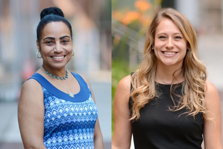 Headshots of Silvia Hanks and Jodi Wagner